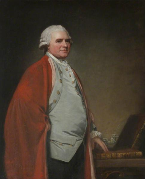 Sir Noah Thomas (1720–1792), Alumnus of St John's College, Fellow of the Royal College of Physicians (1757) - George Romney