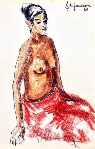 Nude (Paraschiva), 1966 - George Stefanescu