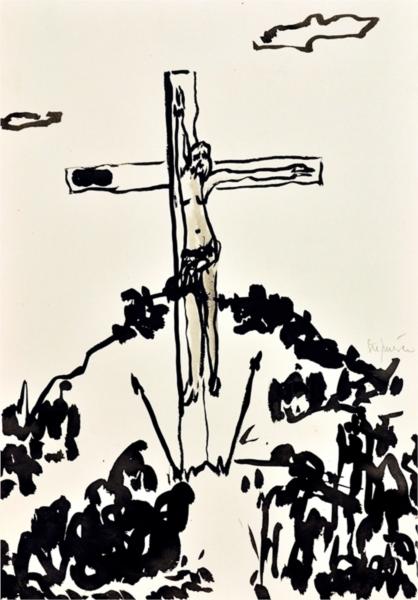 The Crucifixion, 1966 - George Ștefănescu