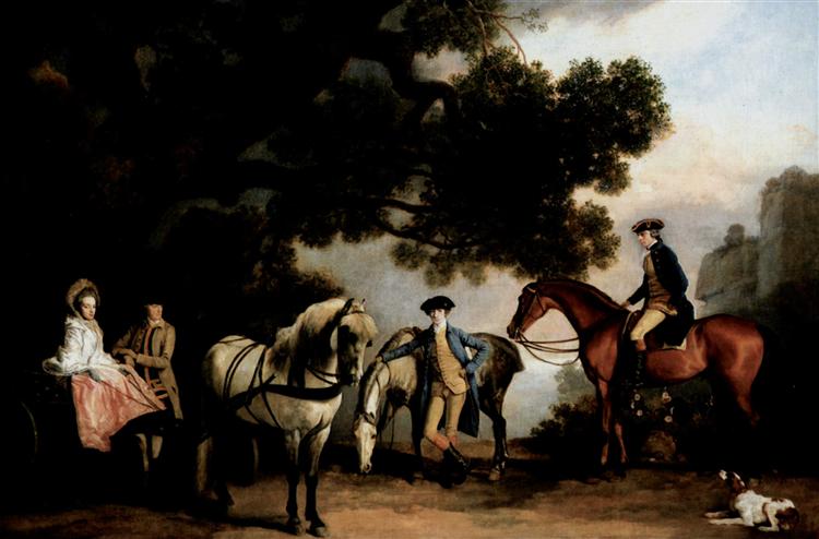 Melbourne and Milbanke Families - George Stubbs