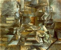 Bottle and Fishes - Georges Braque