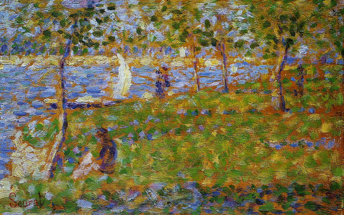 georges seurat sailboat painting