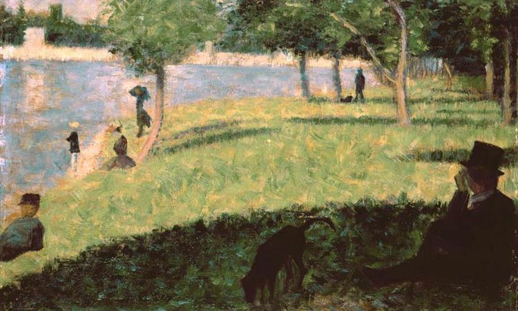 Study for 'La Grande Jatte', 1884 - 1885 - Georges Seurat