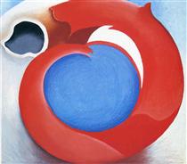 Goat's Horn With Red - Georgia O'Keeffe