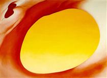 Pelvis Series - Red with Yellow - Georgia O'Keeffe
