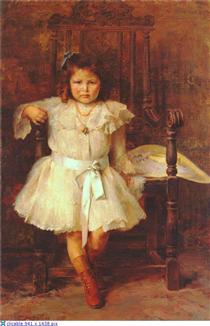 Portrait of Young Girl - Георгіос Якобідос
