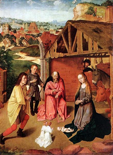 Різдво, c.1490 - Герард Давид
