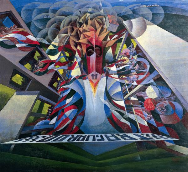 il Trittico della Velocità: L'Arrivo, 1927 - Джерардо Дотторі