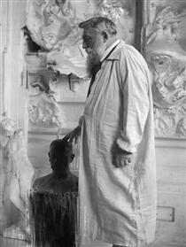 Auguste Rodin at Meudon - Gertrude Kasebier