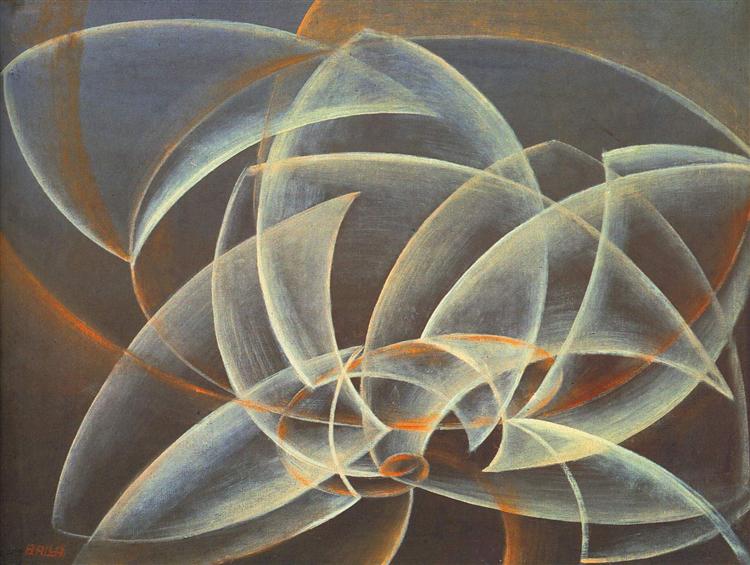 Vortex, space, form, 1914 - Джакомо Балла