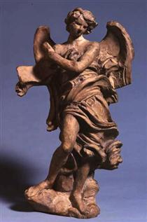 Стоящий ангел со свитком - Джованни Лоренцо Бернини