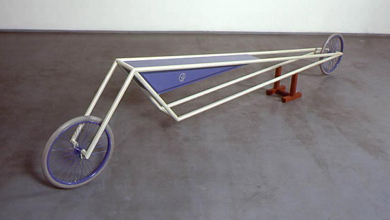 Pearl Frame Vehicle with Violet-Blue Triangle Tank, 1973 - Джанни Пьячентино