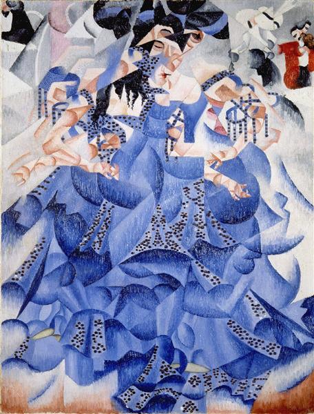 Blue Dancer, 1912 - Джино Северини