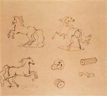 A horse - Giorgio de Chirico