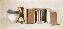 Still Life (Cups and Boxes) - Giorgio Morandi