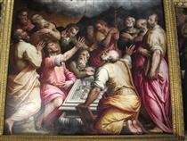 Assumption of the Virgin (detail) - Giorgio Vasari