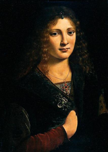 Portrait alleged to be of Anne Whateley (in fact likely to be Girolamo Casio), 1495 - Джованні Антоніо Больтраффіо