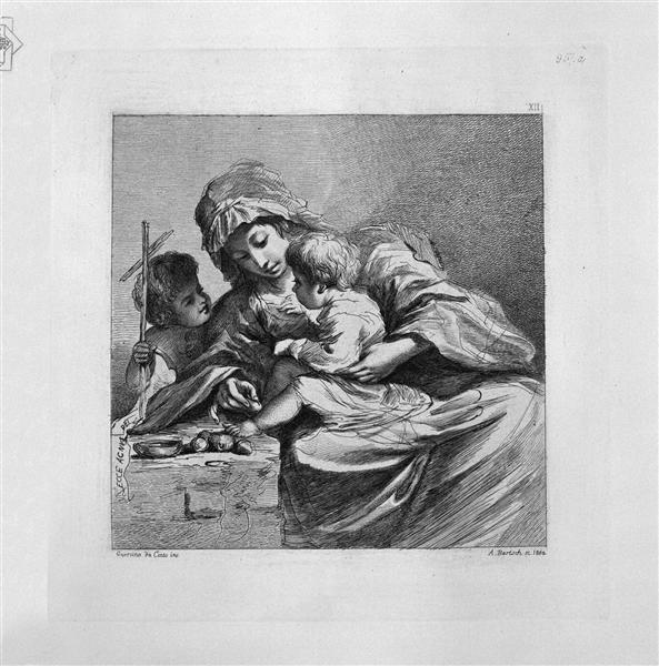 Virgin with Jesus and John the Baptist - Джованни Баттиста Пиранези