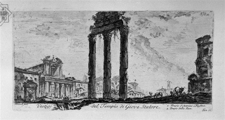 Parts of the Forum of Nerva - Джованни Баттиста Пиранези