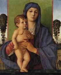 Vierge aux arbrisseaux - Giovanni Bellini