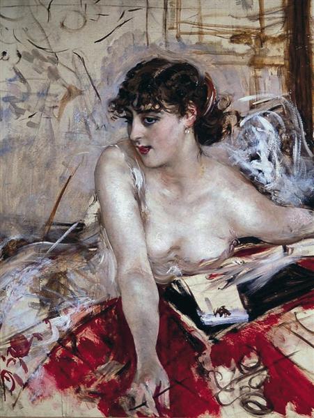 Morning letter, 1884 - Джованни Болдини