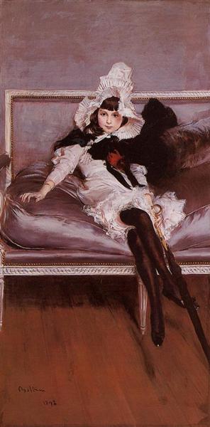 Portrait of Giovinetta Errazuriz, 1892 - 乔瓦尼·波尔蒂尼