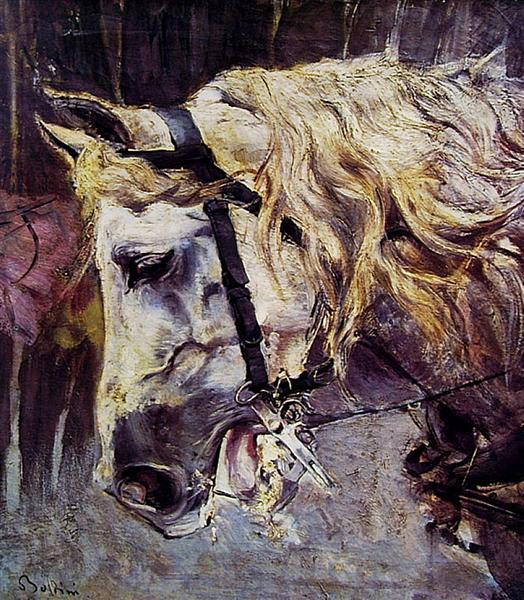 The Head of a Horse, 1885 - Giovanni Boldini