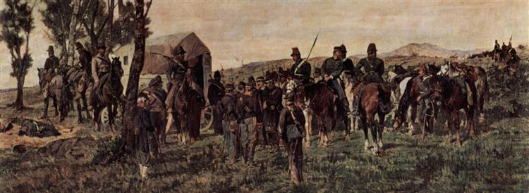 Prince Amedeo, wounded at Custoza, 1868 - 1870 - Джованні Фатторі