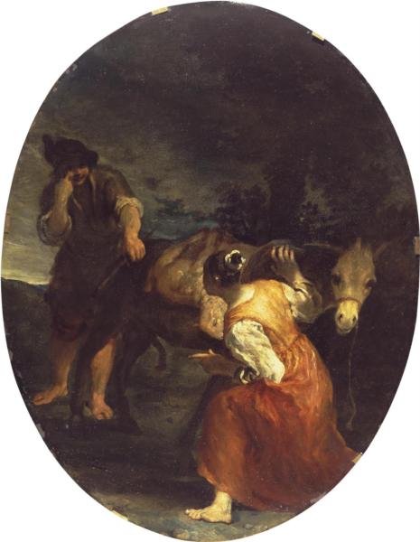 Shepherd and Shepherdess (genre scene), 1735 - Джузеппе Марія Креспі