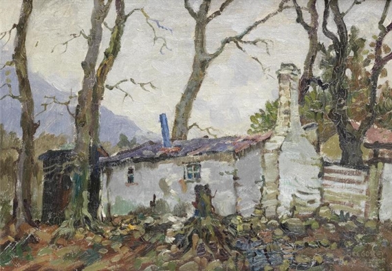 An Old Cottage, Mowbray, 1933 - Gregoire Boonzaier