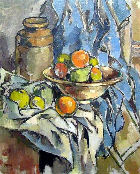 Still life with fruit, 1956 - Gregoire Boonzaier