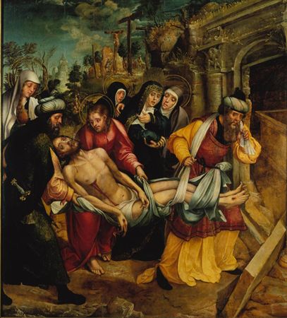Enterro de Cristo, 1539 - Грегорио Лопеш