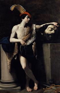 David vainqueur de Goliath - Guido Reni