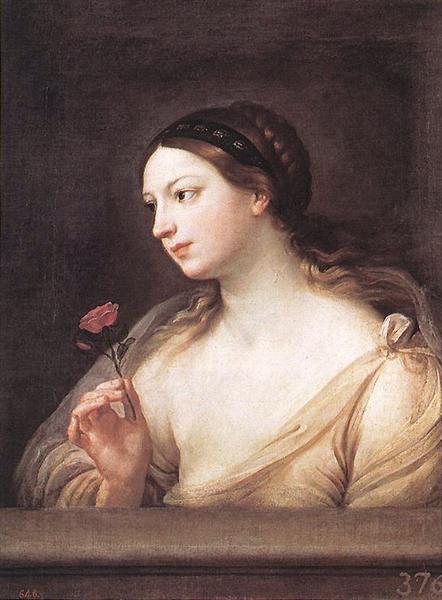 Дівчина з трояндою, 1630 - 1631 - Гвідо Рені