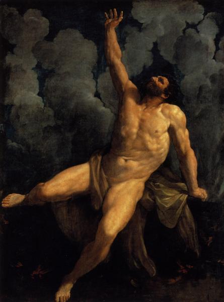Hercule sur le bûcher, 1617 - Guido Reni