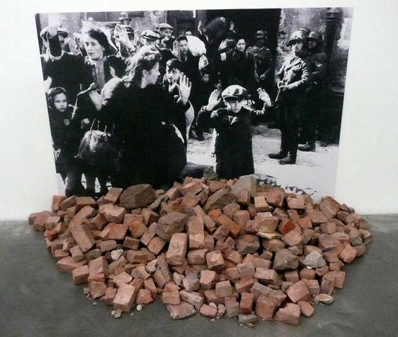 Historic Photographs: No. 1- Liquidation of the Warsaw Ghetto, April 19-28 days, 1943, 1995 - Gustav Metzger