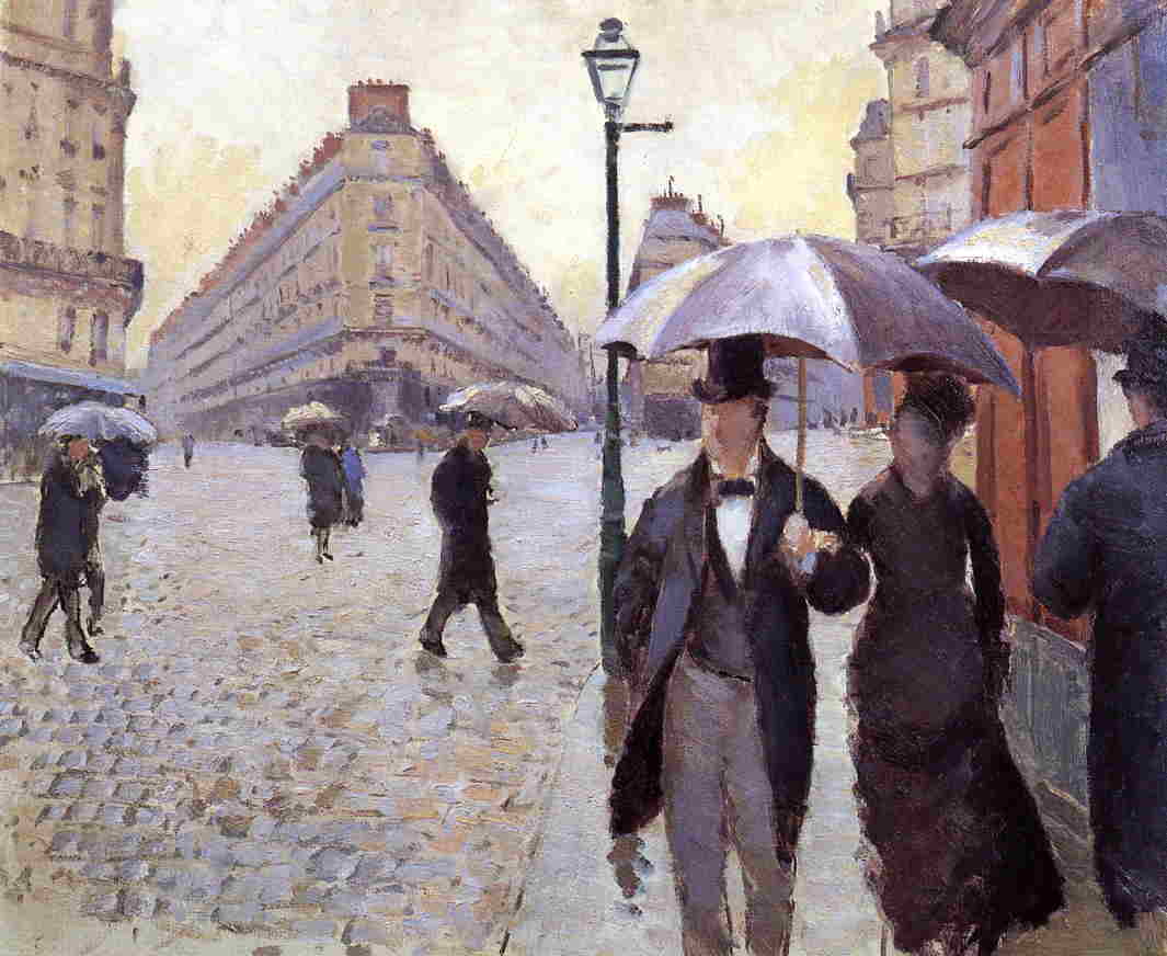 Paris A Rainy Day 1877 Gustave Caillebotte