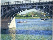 The Railway Bridge At Argenteuil 1873 Claude Monet Wikiart Org