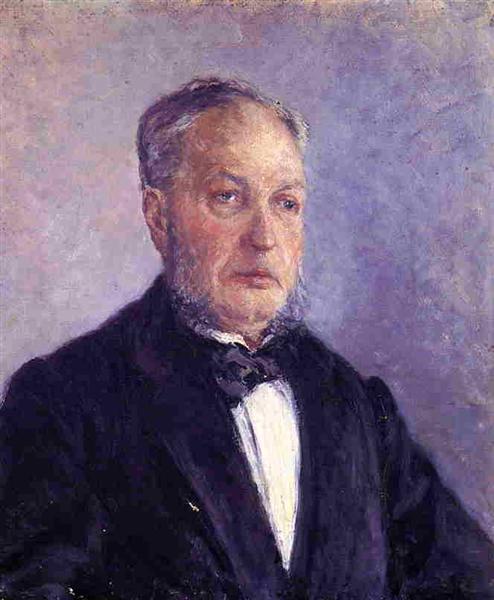 Portrait of Jean Daurelle, c.1885 - Ґюстав Кайботт