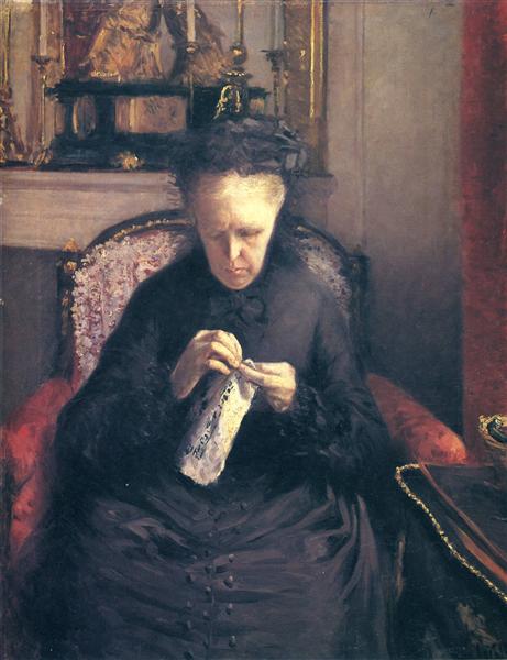 Portrait of Madame Martial Caillebotte, 1877 - Ґюстав Кайботт