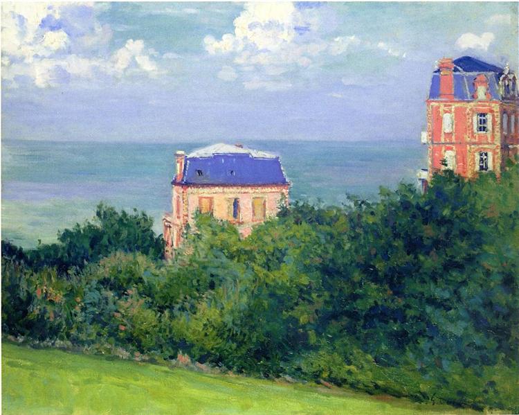Villas at Villers sur Mer, 1880 - Gustave Caillebotte