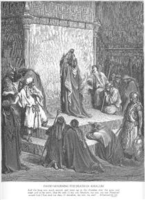Davi Lamenta a Morte de Absalão - Gustave Doré