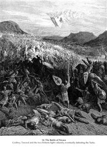 The Battle of Nicaea in 1097 - Gustave Dore