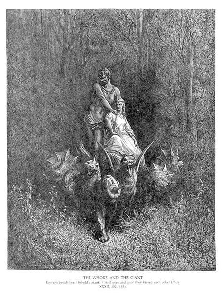A Meretriz e o Gigante - Gustave Doré