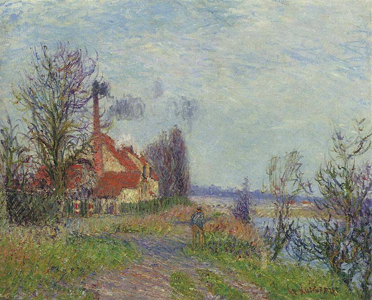 Paper Mill at Port Marly, 1920 - Gustave Loiseau