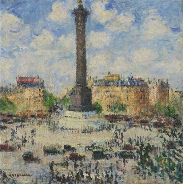 Place de la Bastille - Gustave Loiseau