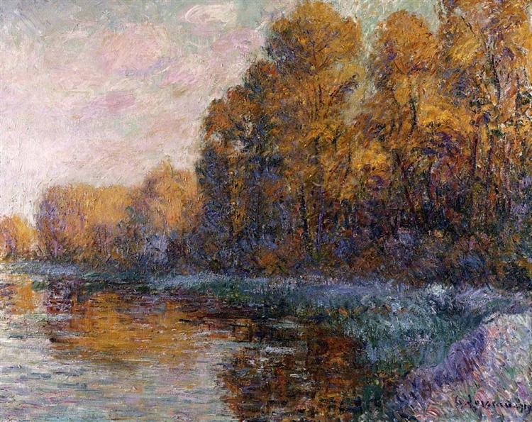 River in Autumn, 1919 - Гюстав Луазо