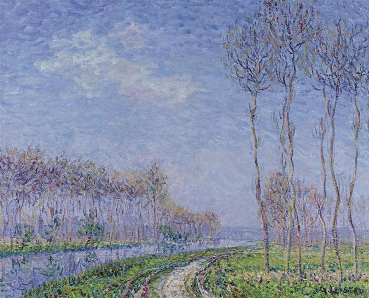 Trees by the River - Gustave Loiseau