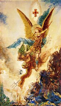 Saint Michael Vanquishing Satan - Gustave Moreau