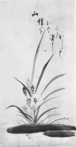 Orchid and Bee - Hakuin Ekaku